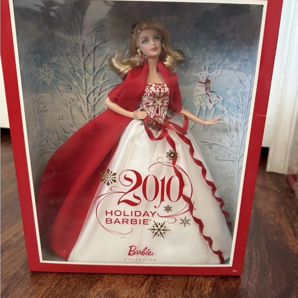 2010 Mattel Blonde Holiday Barbie Collector Doll
